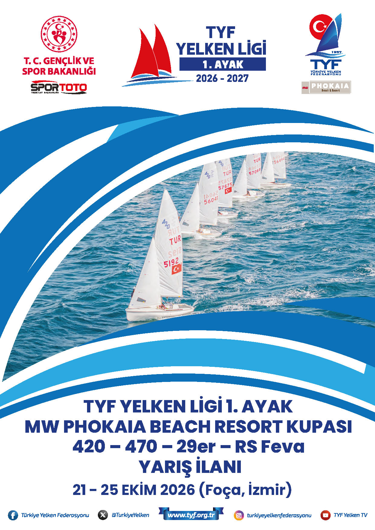420 470 29er RS Feva Yarış İlanı